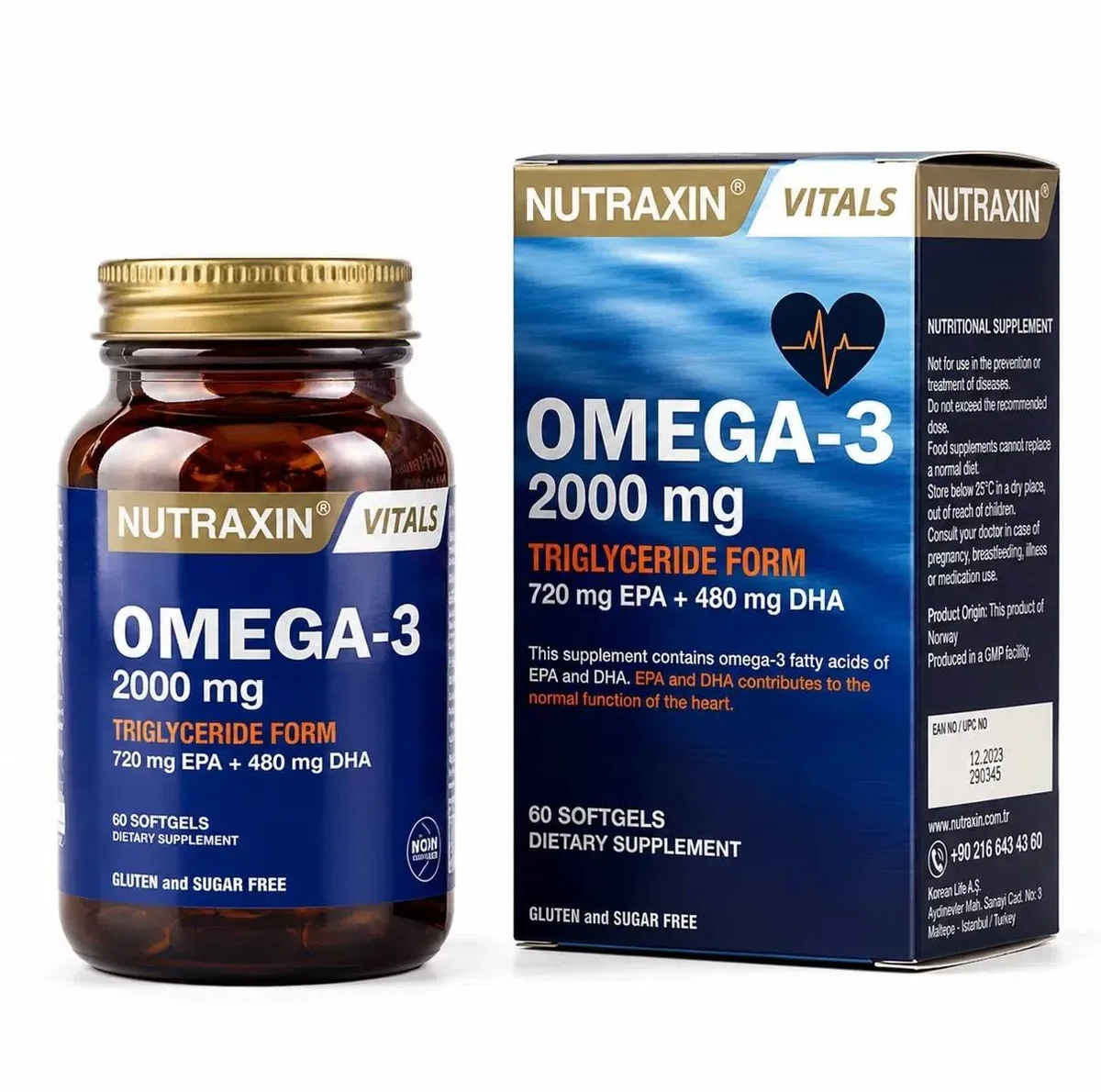 NUTRAXIN Omega-3 2000 mg