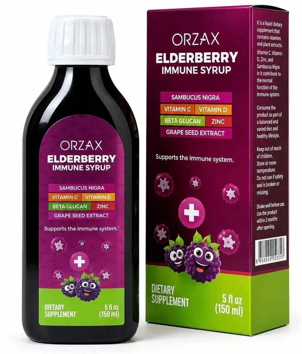 ORZAX Elderberry Immune Syrup