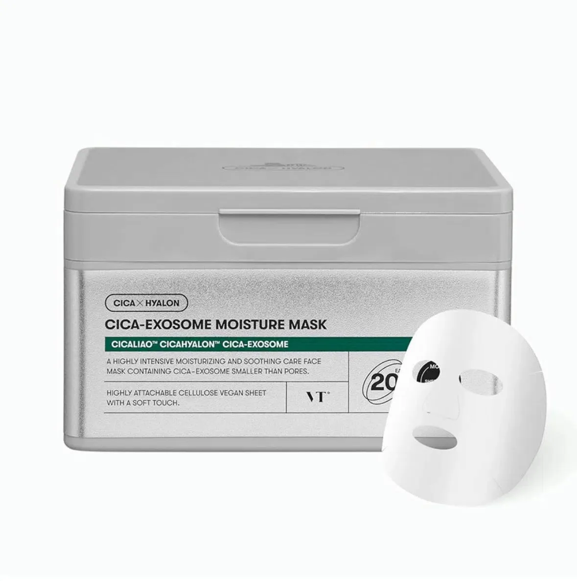 VT Cosmetics CICA x Hyalon Cica-Exosome Moisture Mask — Изображение 1