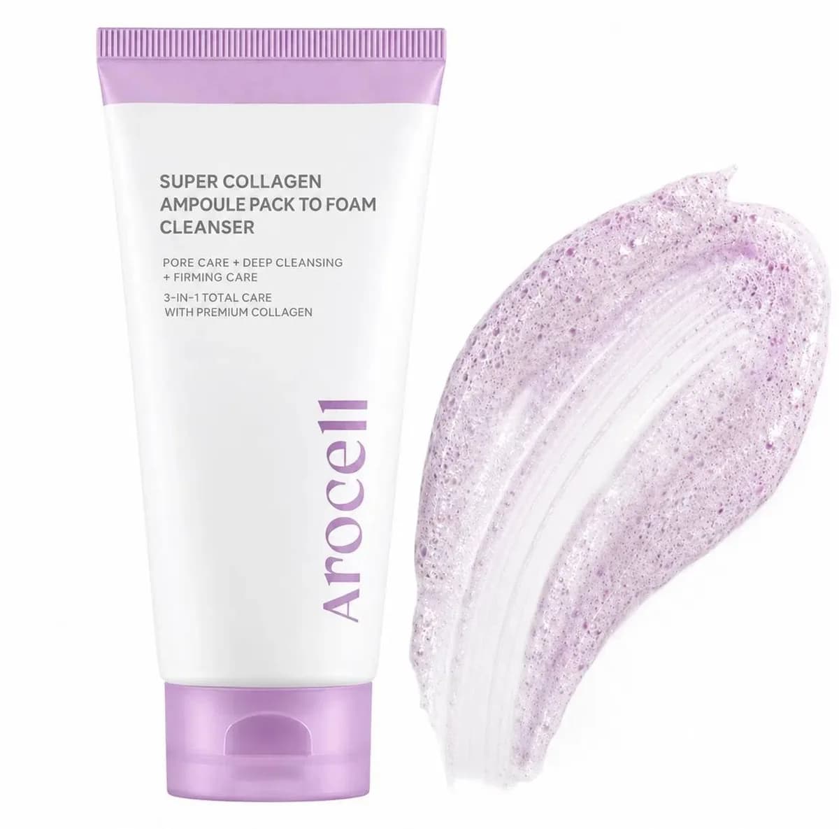 arocell Super Collagen Ampoule Pack to Foam Cleanser — Изображение 1