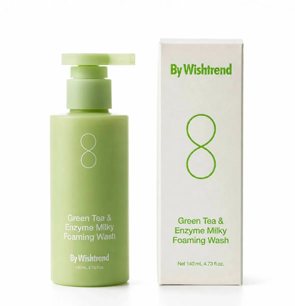 By Wishtrend Green Tea & Enzyme Milky Foaming Wash — Изображение 1