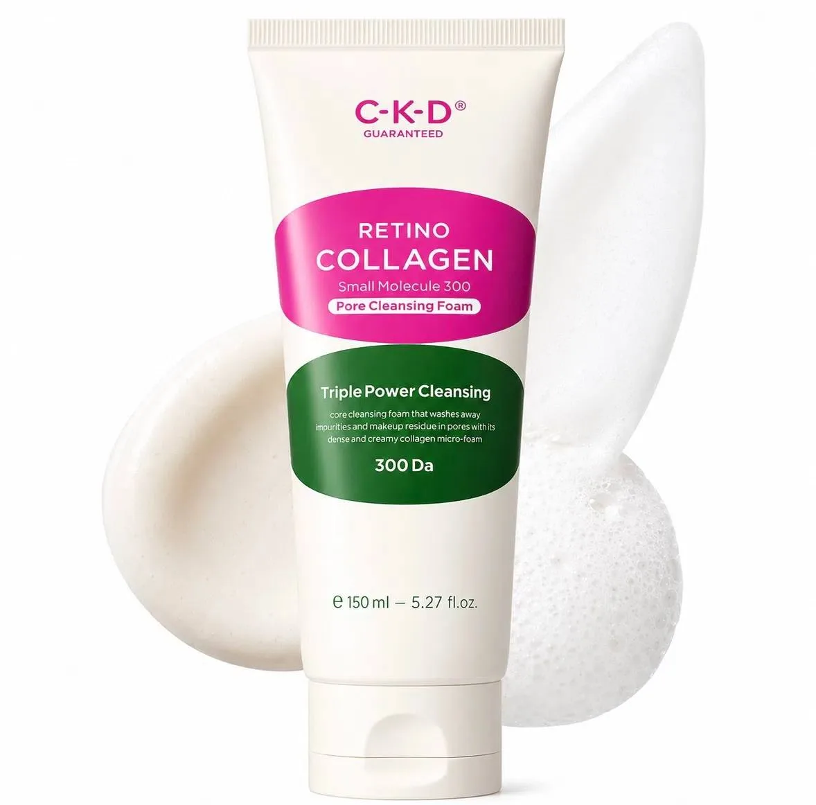C-K-D Retino Collagen Small Molecule 300 Pore Cleansing Foam — Изображение 1