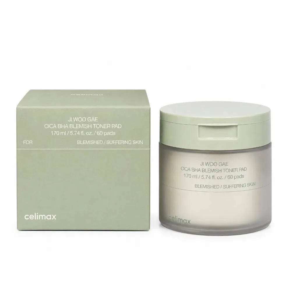 celimax celimax Ji Woo Gae Cica BHA Blemish Toner Pad — Изображение 1