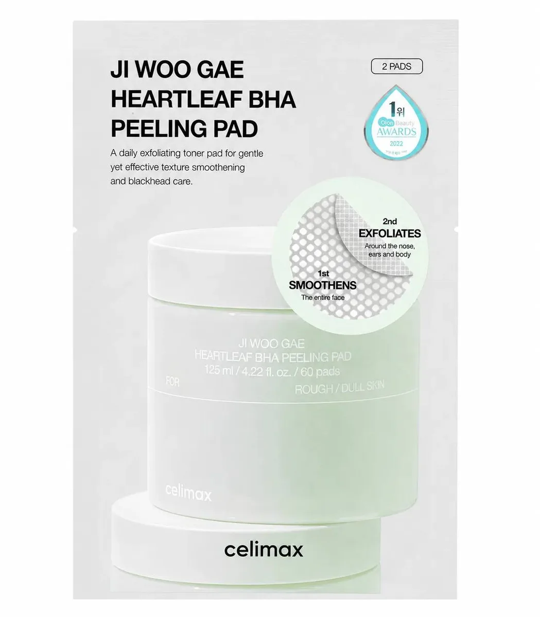 celimax celimax Ji Woo Gae Heartleaf BHA Peeling Pad — Изображение 1
