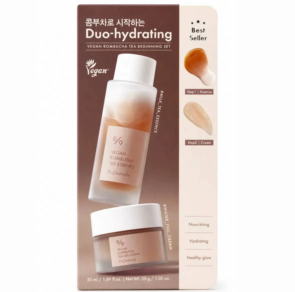 Dr.Ceuracle Duo-hydrating Vegan Kombucha Tea Beginning Set
