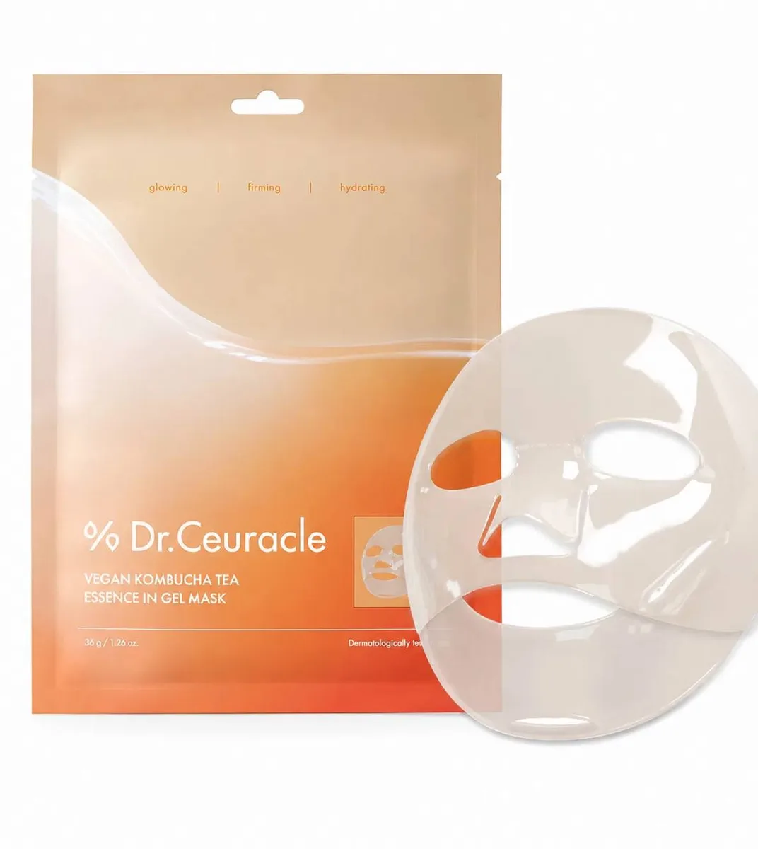 Dr.Ceuracle Vegan Kombucha Tea Essence in Gel Mask