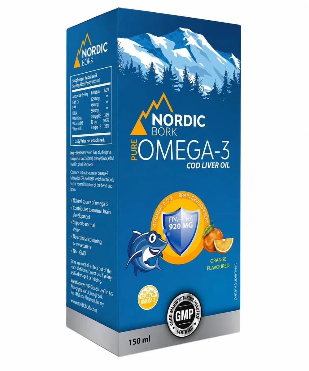 NORDIC BORK Pure Omega-3 Cod Liver Oil