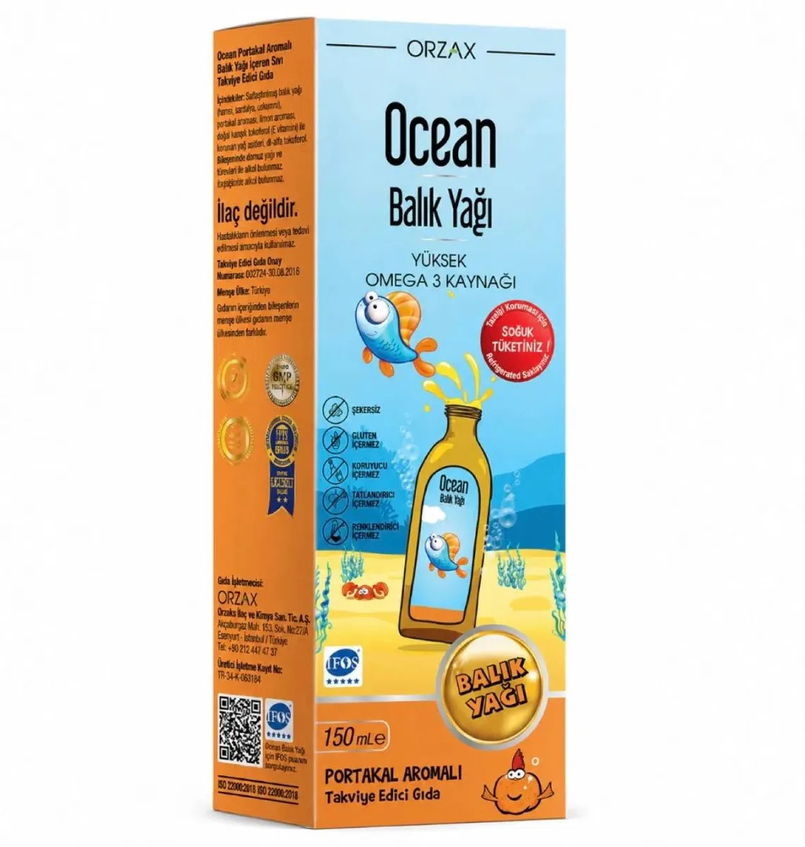 ORZAX Ocean Balık Yağı — Изображение 1