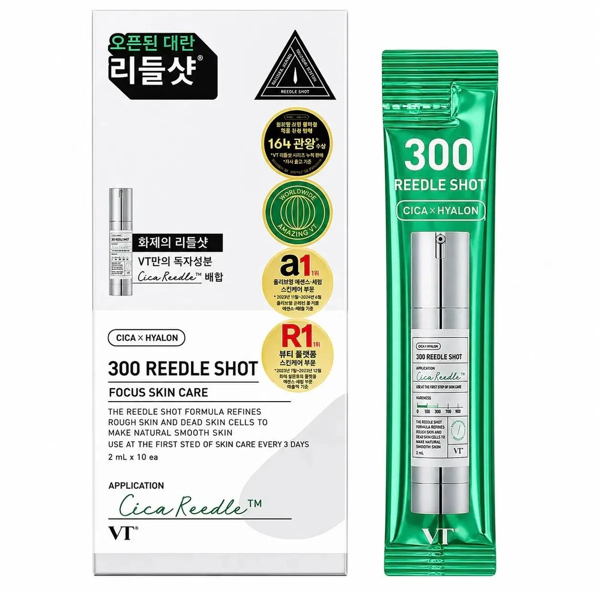 VT Cosmetics CICA x Hyalon 300 Reedle Shot — Изображение 1