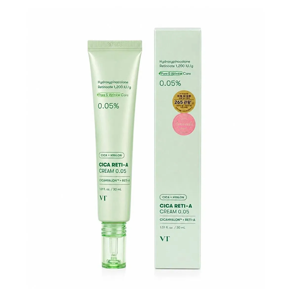 VT Cosmetics CICA x Hyalon Cica Reti-A Cream 0.05 — Изображение 1