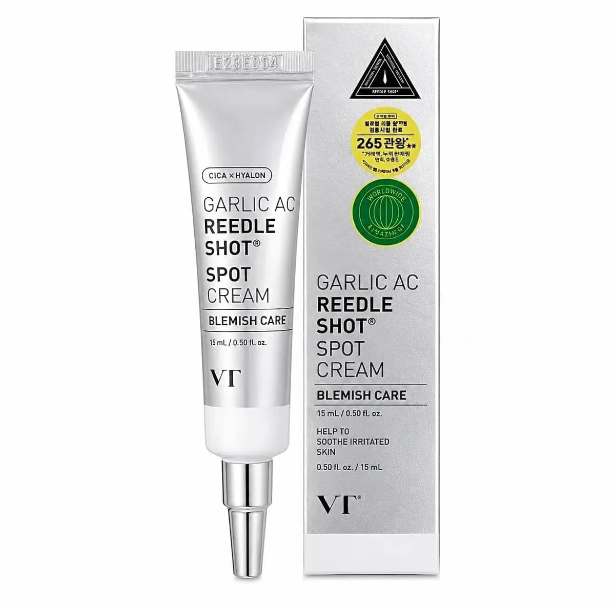 VT Cosmetics CICA x Hyalon Garlic AC Reedle Shot Spot Cream — Изображение 1