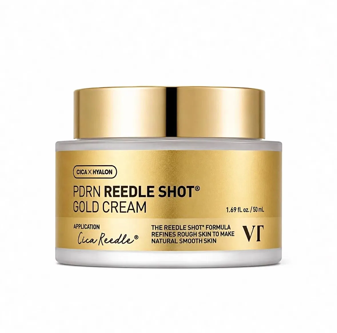 VT Cosmetics CICA x Hyalon PDRN Reedle Shot Gold Cream — Изображение 1