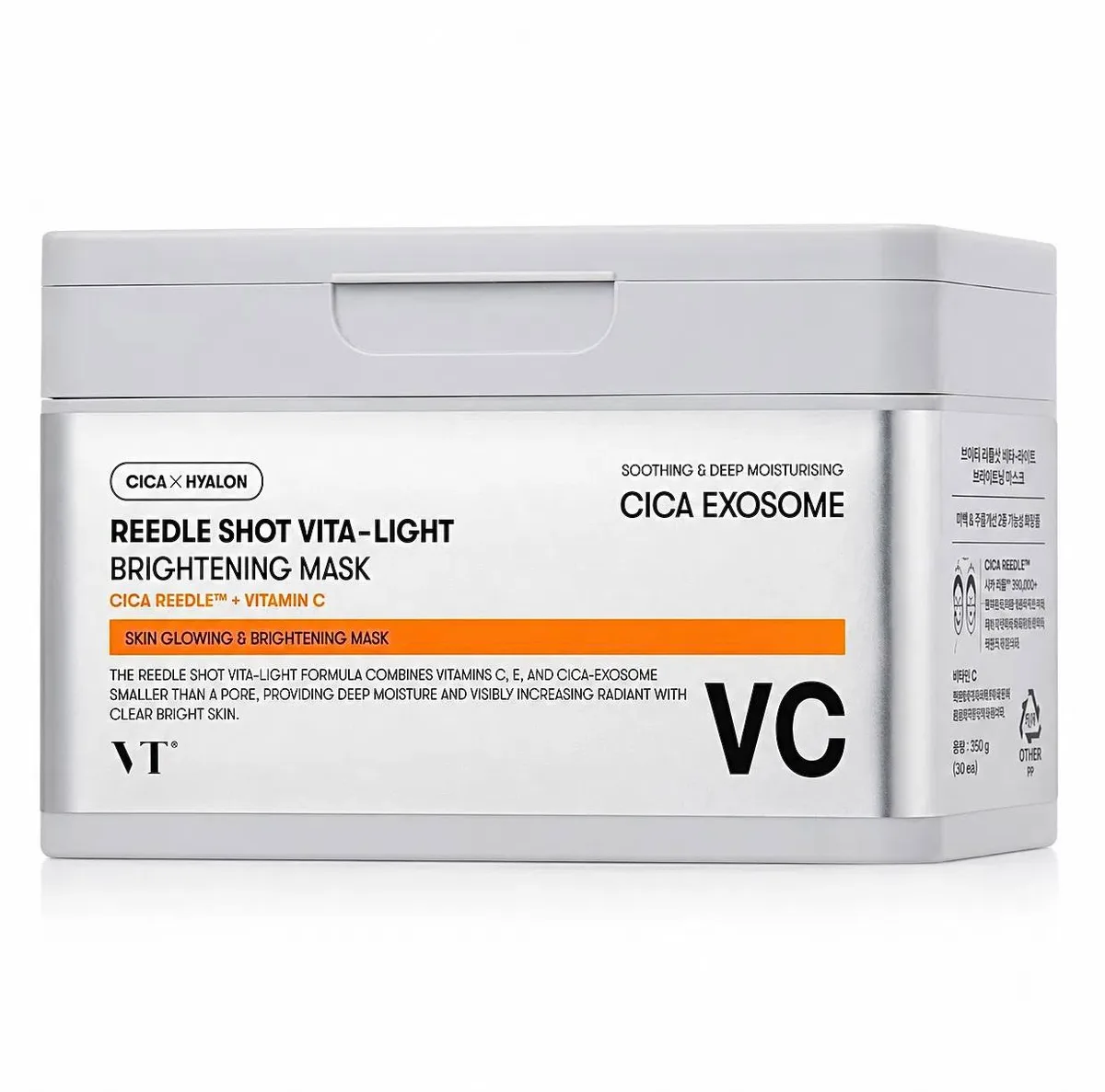 VT Cosmetics CICA x Hyalon Reedle Shot Vita-Light Brightening Mask — Изображение 1