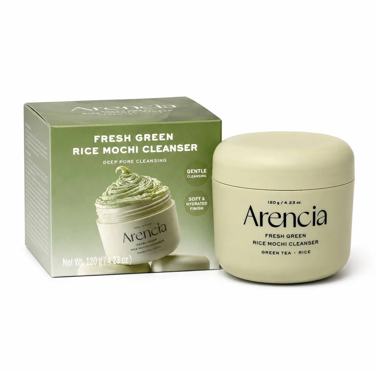 Arencia Fresh Green Rice Mochi Cleanser