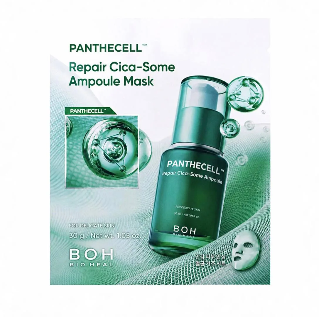 BOH BIO HEAL PANTHECELL Repair Cica-Some Ampoule Mask — Изображение 1