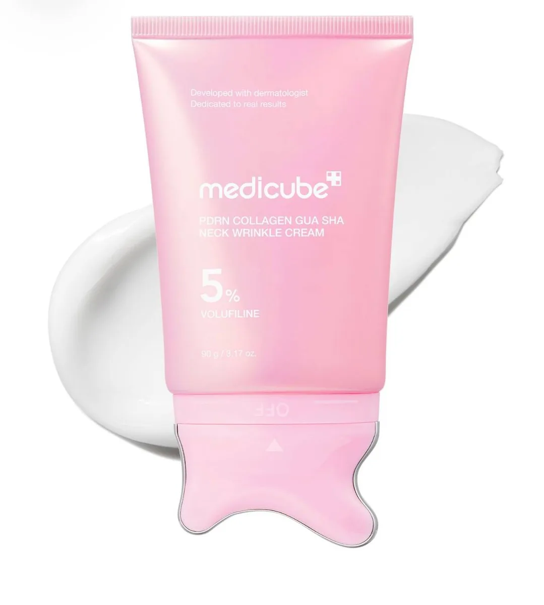 medicube PDRN Collagen Gua Sha Neck Wrinkle Cream — Изображение 1