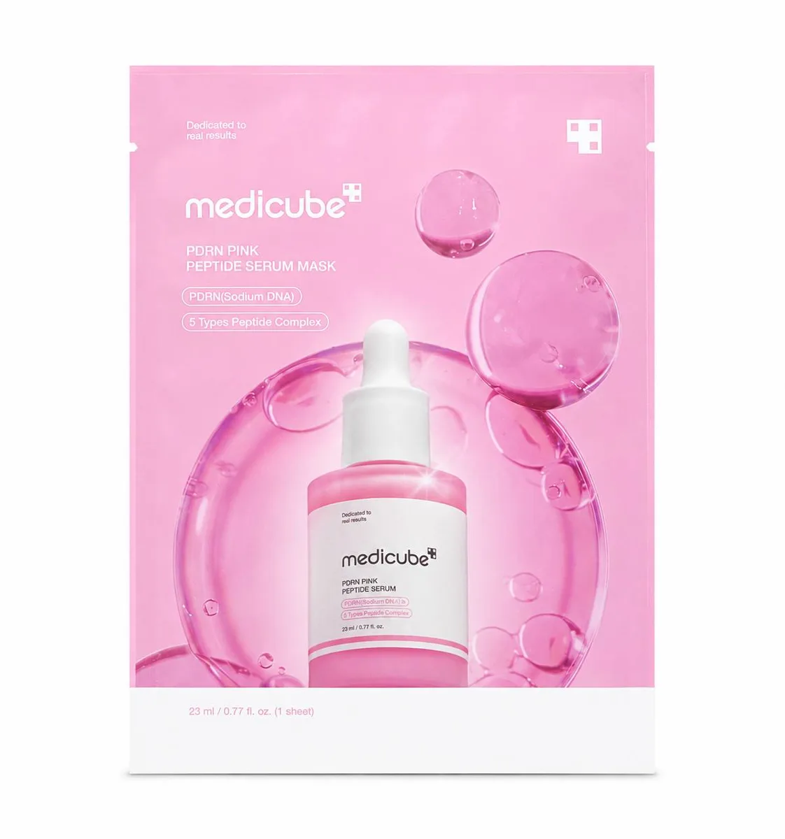 medicube PDRN Pink Peptide Serum Mask — Изображение 1